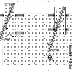 Peter Verdone PVD Samantha Frame Fixture layout drawing